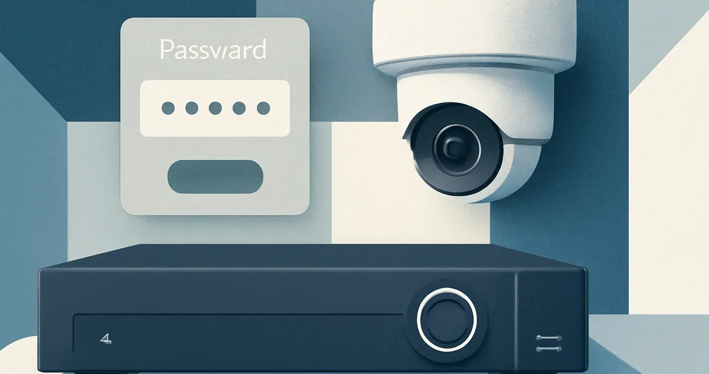 دستگاه DVR برایتون و تنظیمات رمز عبور